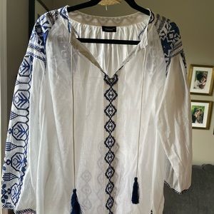 Boho Embroidered blouse